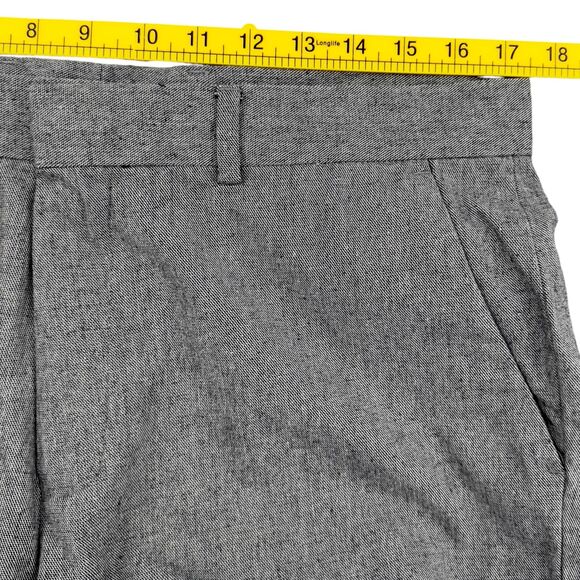 ASOS Gray Dress Pants With Belt Loops Side Pockets Cotton Mens Size 34W 30L - Picture 7 of 9